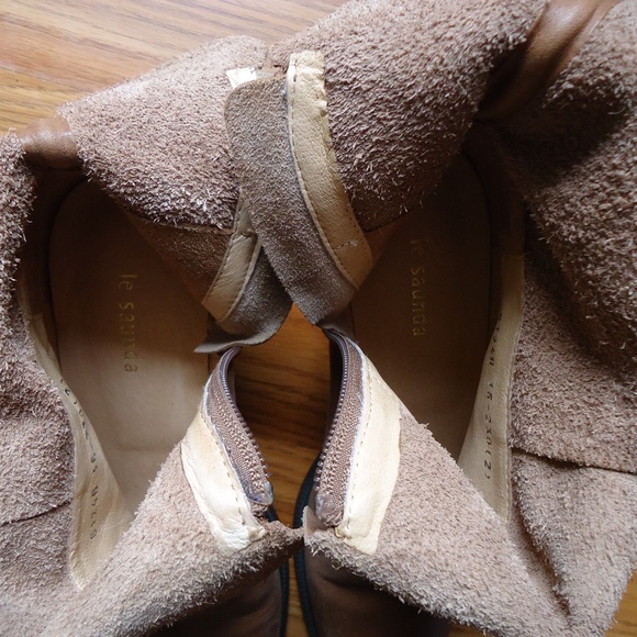 SIZE 6. Le Saunda Ladies brown leather booties. - Picture 7 of 8